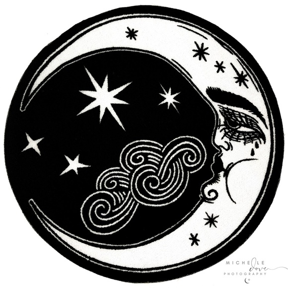 Too Fast Other - Too Fast Luna Mystical Moon Round Area Rug